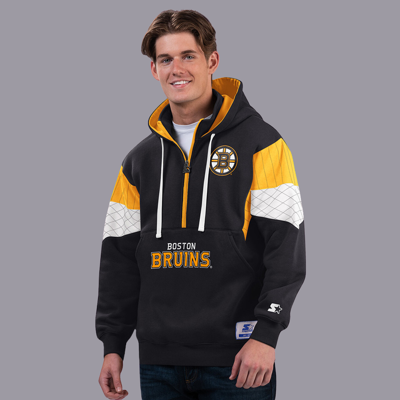 Bruins Half Zip Jacket
