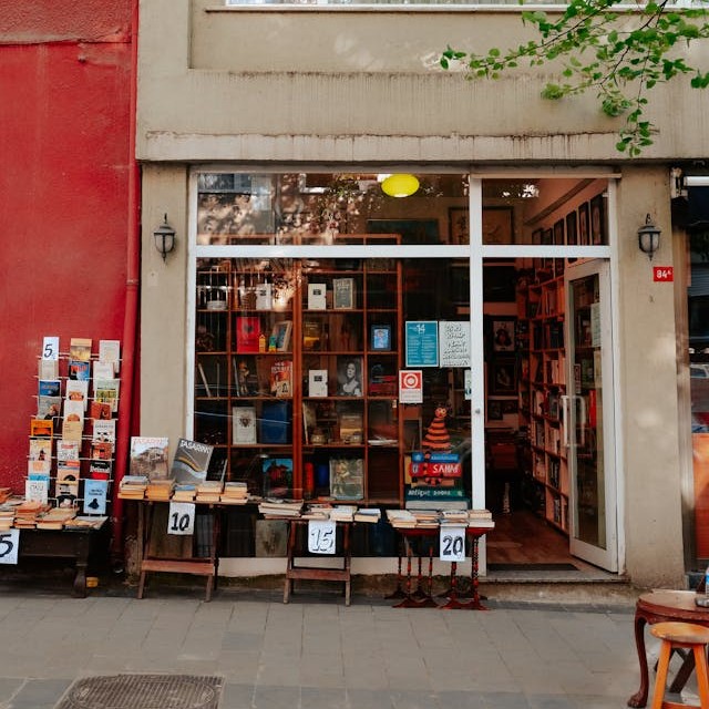 Bookstore entrance