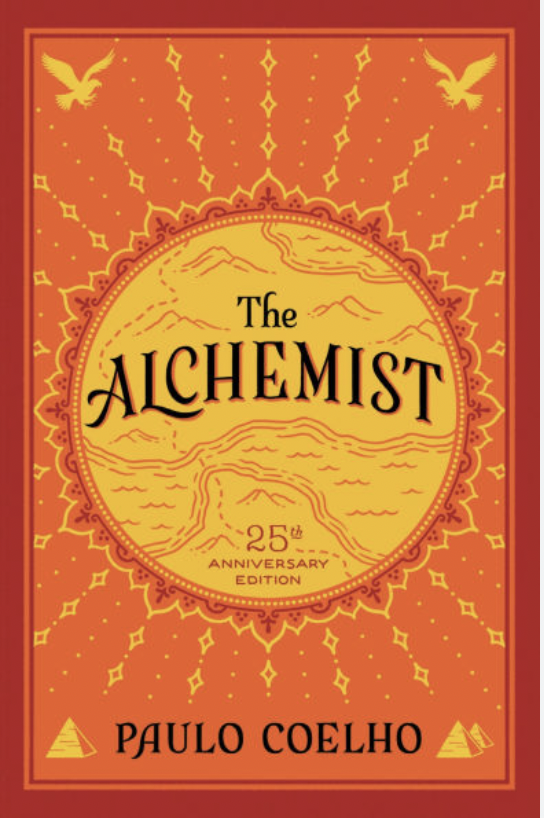 Book cover for The Alchemist, by Paulo Coelho