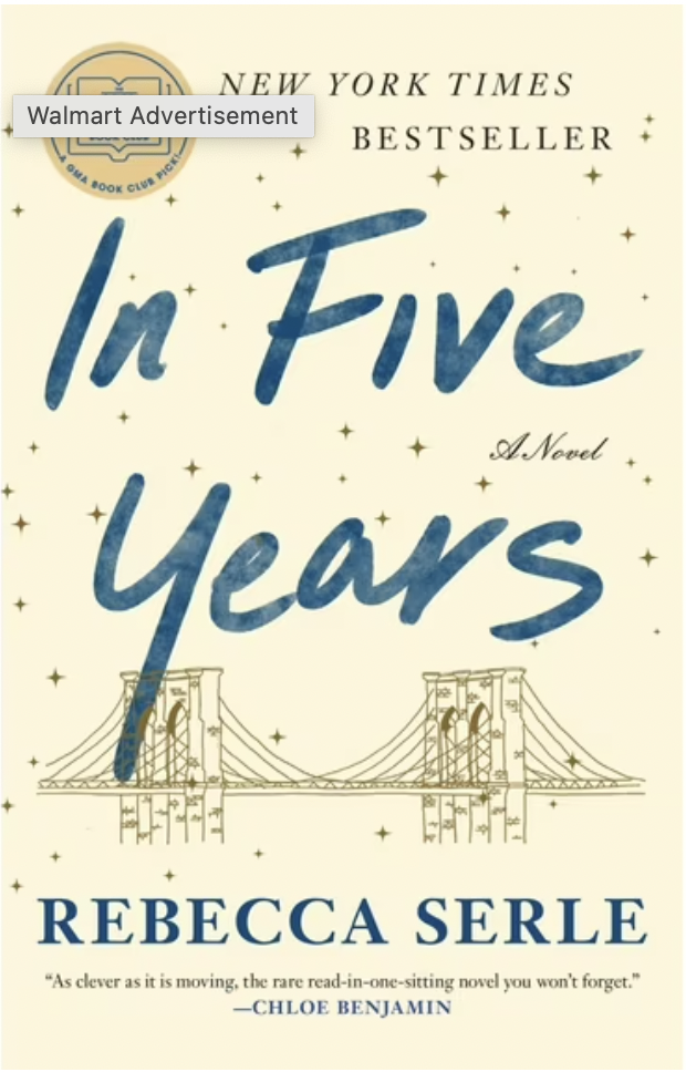 Book cover for In Five Years, by Rebecca Serle